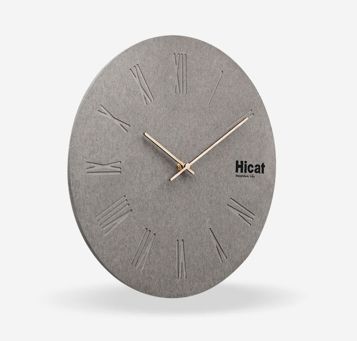 Cement Clock Home Fashion Creative Wall Clock PearlNestDecor.com