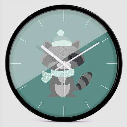 Creative Cartoon Modern Minimalist Animal Wall Clock PearlNestDecor.com