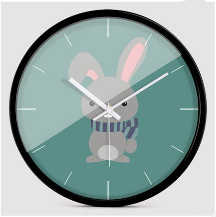 Creative Cartoon Modern Minimalist Animal Wall Clock PearlNestDecor.com