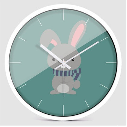 Creative Cartoon Modern Minimalist Animal Wall Clock PearlNestDecor.com