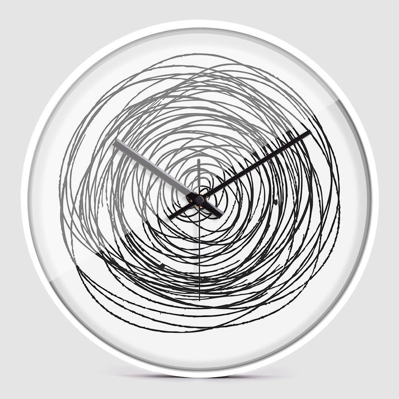 Creative Clock Bedroom Decoration Round Wall Clock PearlNestDecor.com