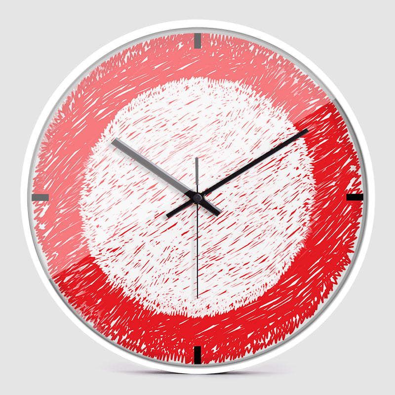 Creative Clock Bedroom Decoration Round Wall Clock PearlNestDecor.com