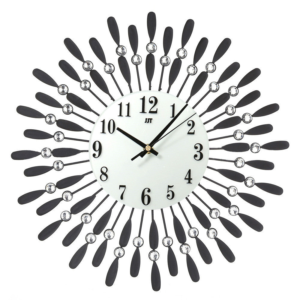 Creative Craft Clock Watch Wrought Iron Wall Clock Decoration PearlNestDecor.com