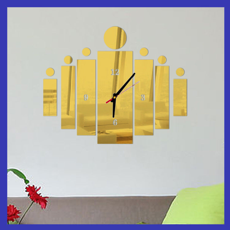 Mirror Wall Clock Acrylic Wall Clock PearlNestDecor.com