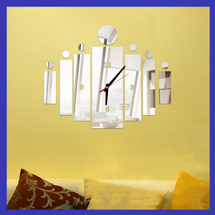 Mirror Wall Clock Acrylic Wall Clock PearlNestDecor.com