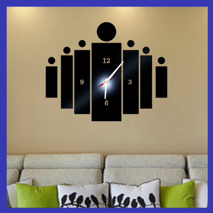 Mirror Wall Clock Acrylic Wall Clock PearlNestDecor.com