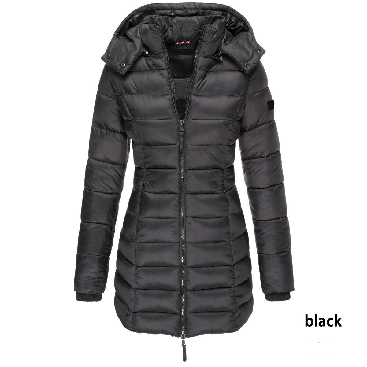 Mid-length Slim-fit Quilted Jacket CJD