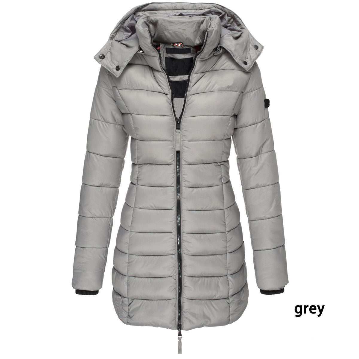 Mid-length Slim-fit Quilted Jacket CJD