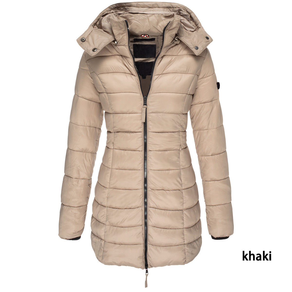 Mid-length Slim-fit Quilted Jacket CJD