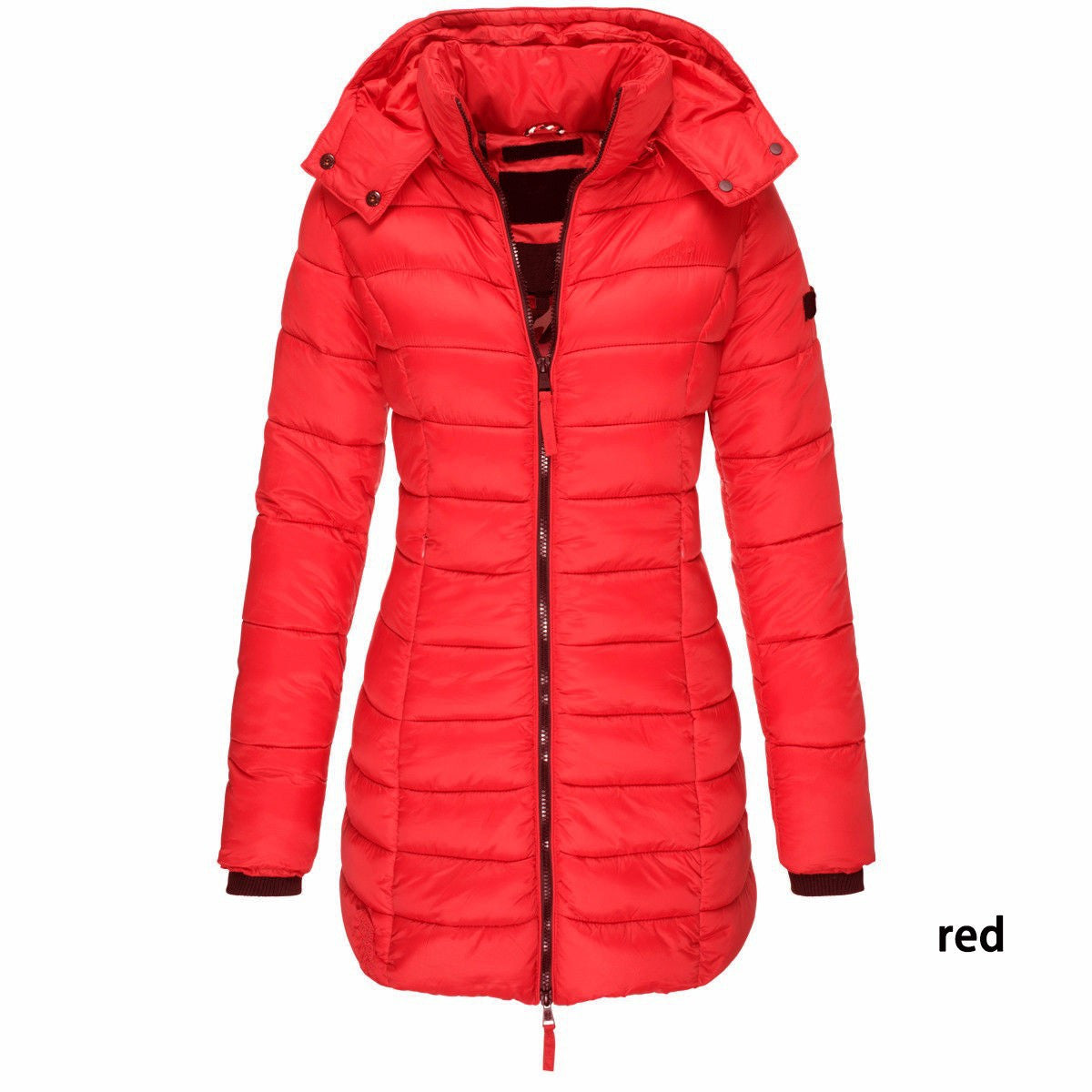 Mid-length Slim-fit Quilted Jacket CJD