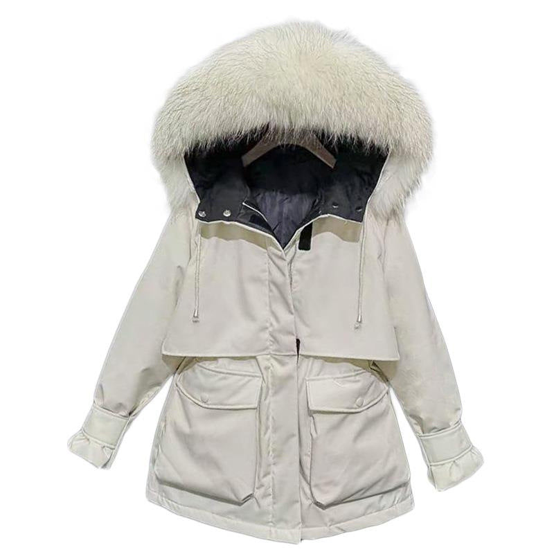 Fur collar down jacket Best YouTube Store