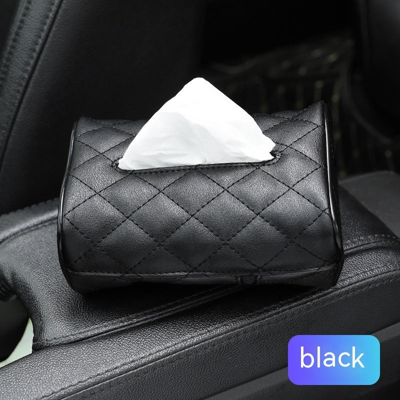 Car Supplies Seat Tissue Box Sun Visor Tissue Bag Armrest Tissue Dispenser Rear LadyShow.Store
