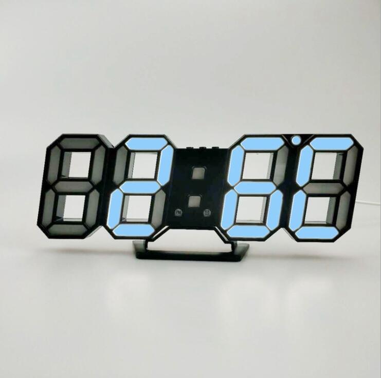 3D LED Wall Digital Clock PearlNestDecor.com