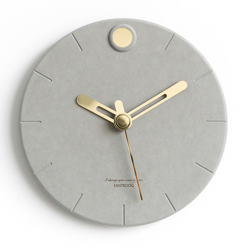 Simple creative wall clock PearlNestDecor.com