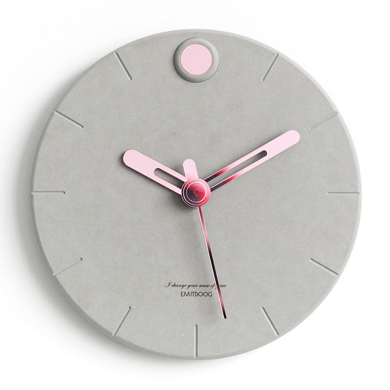Simple creative wall clock PearlNestDecor.com
