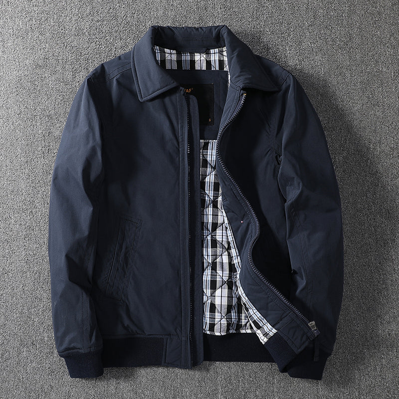 Thickened Tooling Jacket Cotton-padded Jacket Middle-aged Men's Clothin Best YouTube Store