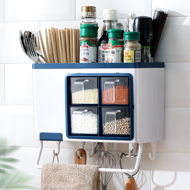 Punch-Free Kitchen Wall Shelf PearlNestDecor.com
