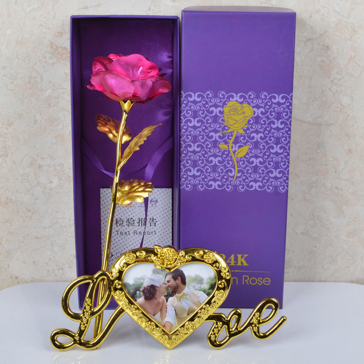 Golden Rose Valentine's Day Gift LadyShow.Store
