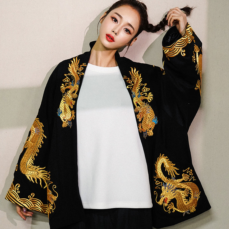 Dragon embroidered jacket Best YouTube Store