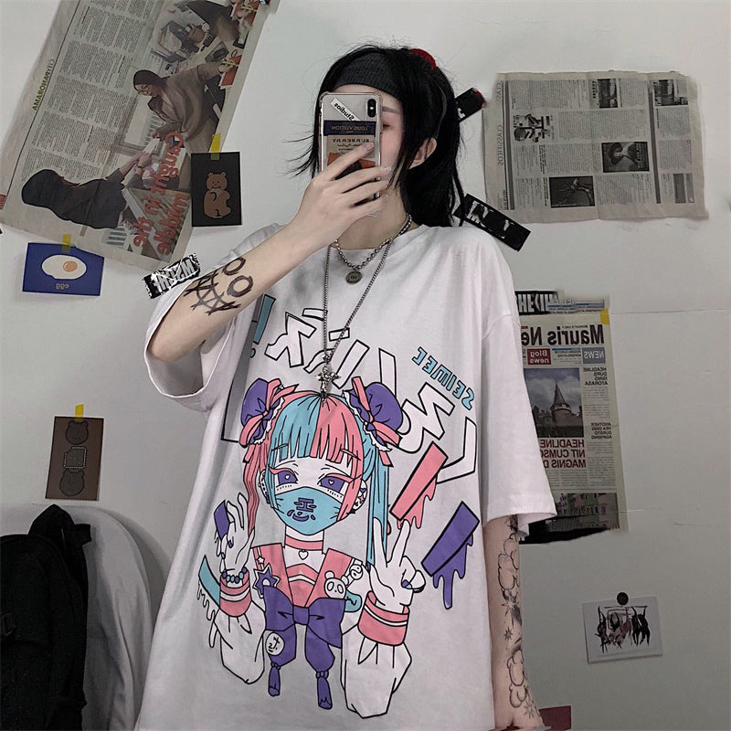Anime loose T-shirt