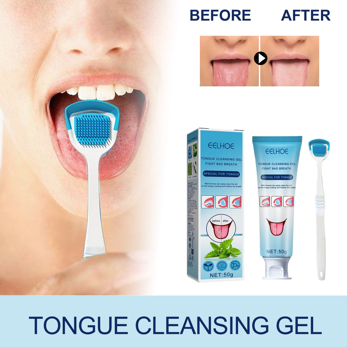 Oral Cleansing Gel 50g-box Tri Light Beauty