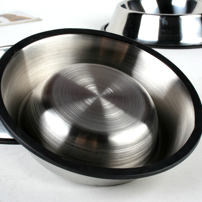 Classic Stainless Steel Bowls Pets Fashion