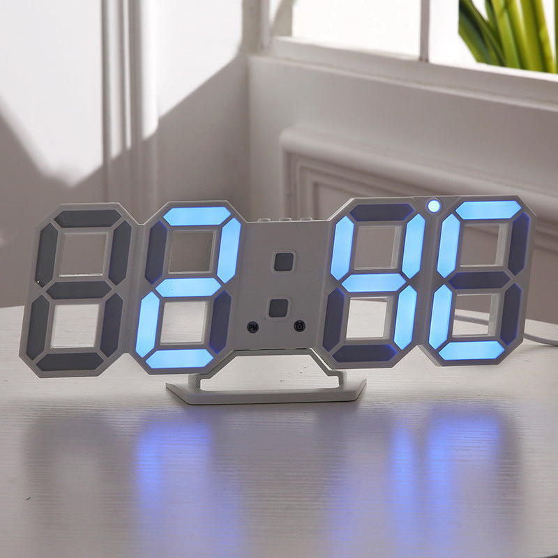 3D LED Wall Digital Clock PearlNestDecor.com