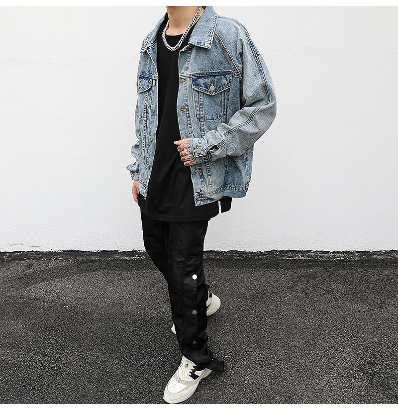 Loose denim jacket Best YouTube Store