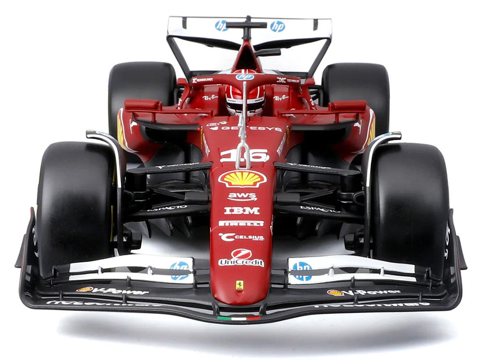 Ferrari SF-25 #16 Charles Leclerc Formula One F1 World Championship (2025) "Formula Racing" Series 1/18 Diecast Model Car by Bburago LuxuryLifeWay Online Store