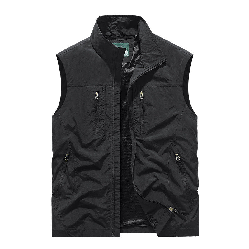 Outdoor Fleece Work Vest Fleece Sweatshirt Reversible Best YouTube Store