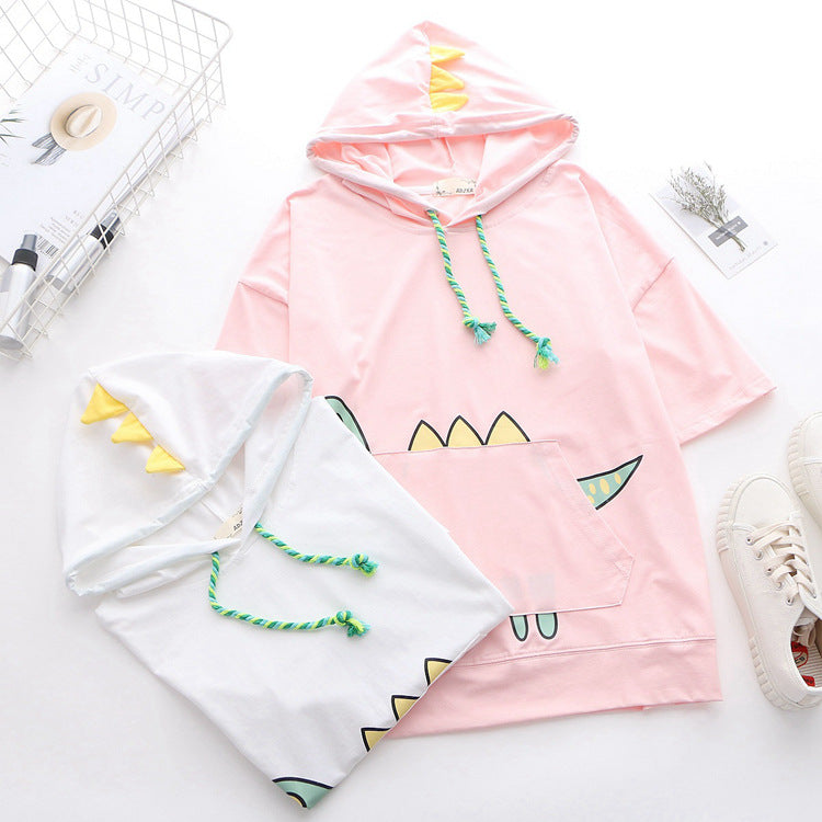 Ladies Hooded T-shirt