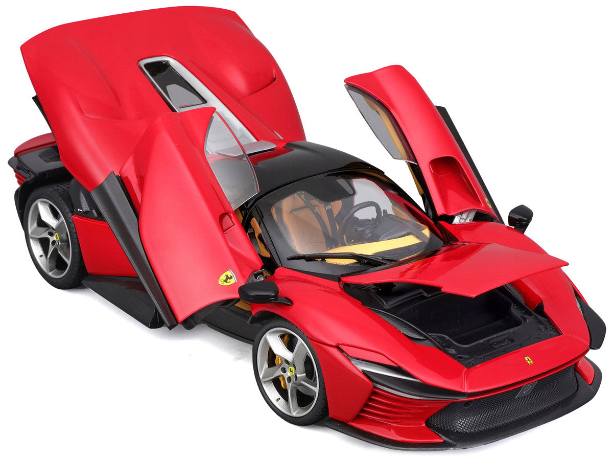 Ferrari Daytona SP3 Red with Black Top "Signature Series" 1/18 Diecast Model Car by Bburago LuxuryLifeWay Online Store