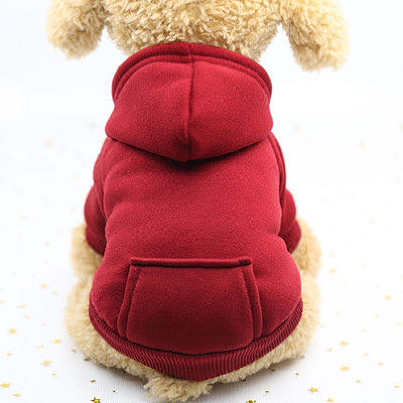 Dog teacup dog costume 1 cat puppies red dog winter Pets Fashion