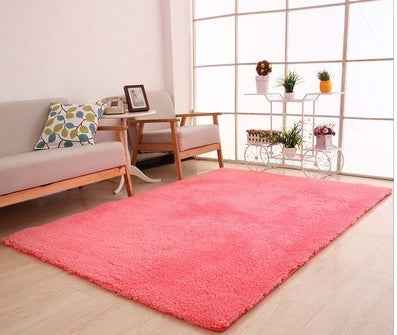 Fluffy White Area Rug PearlNestDecor.com