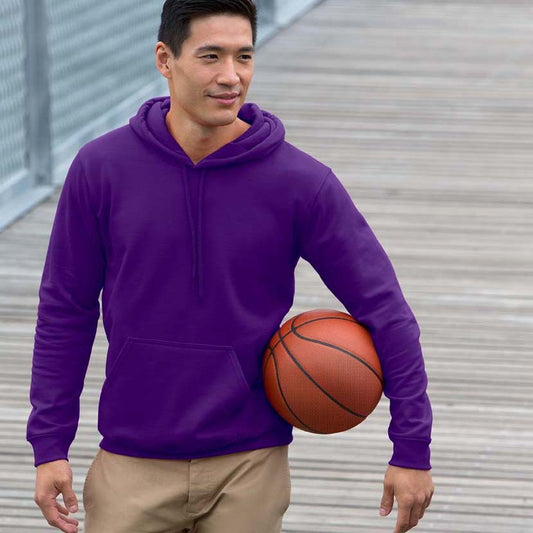 Hooded Pullover Brushed Sweatshirt Workwear