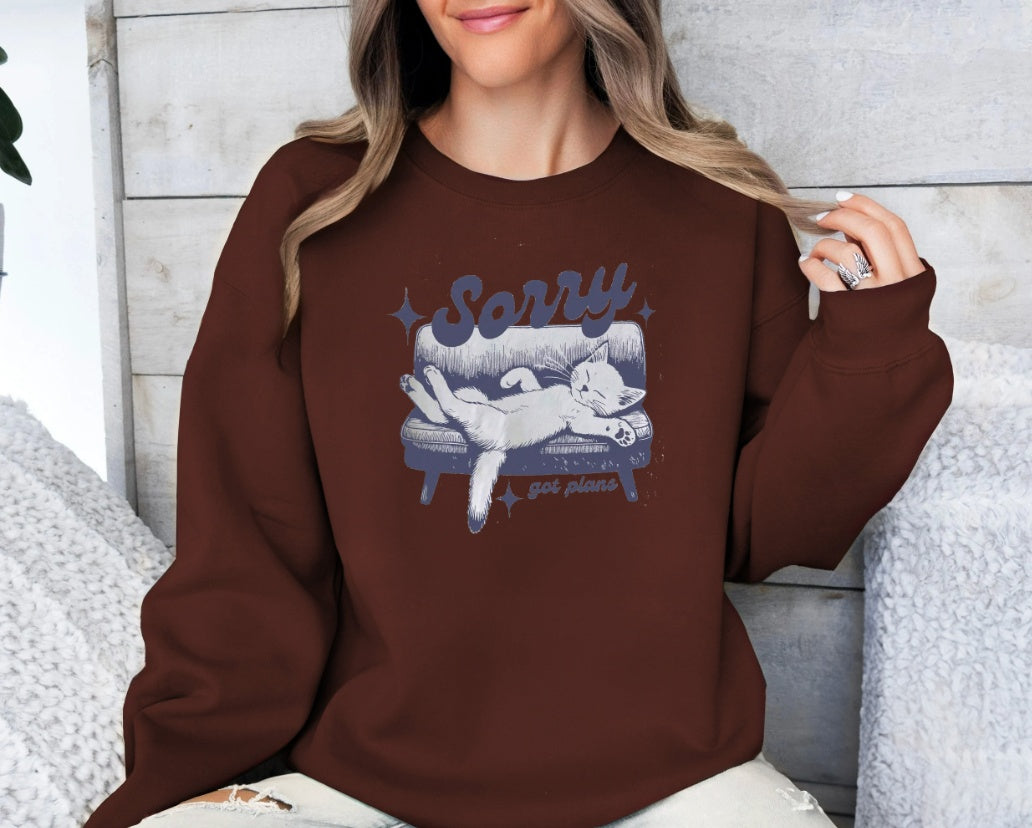 Women's Fashionable Solid Color Printed Long Sleeved Sweatshirt NorixaFashion.com