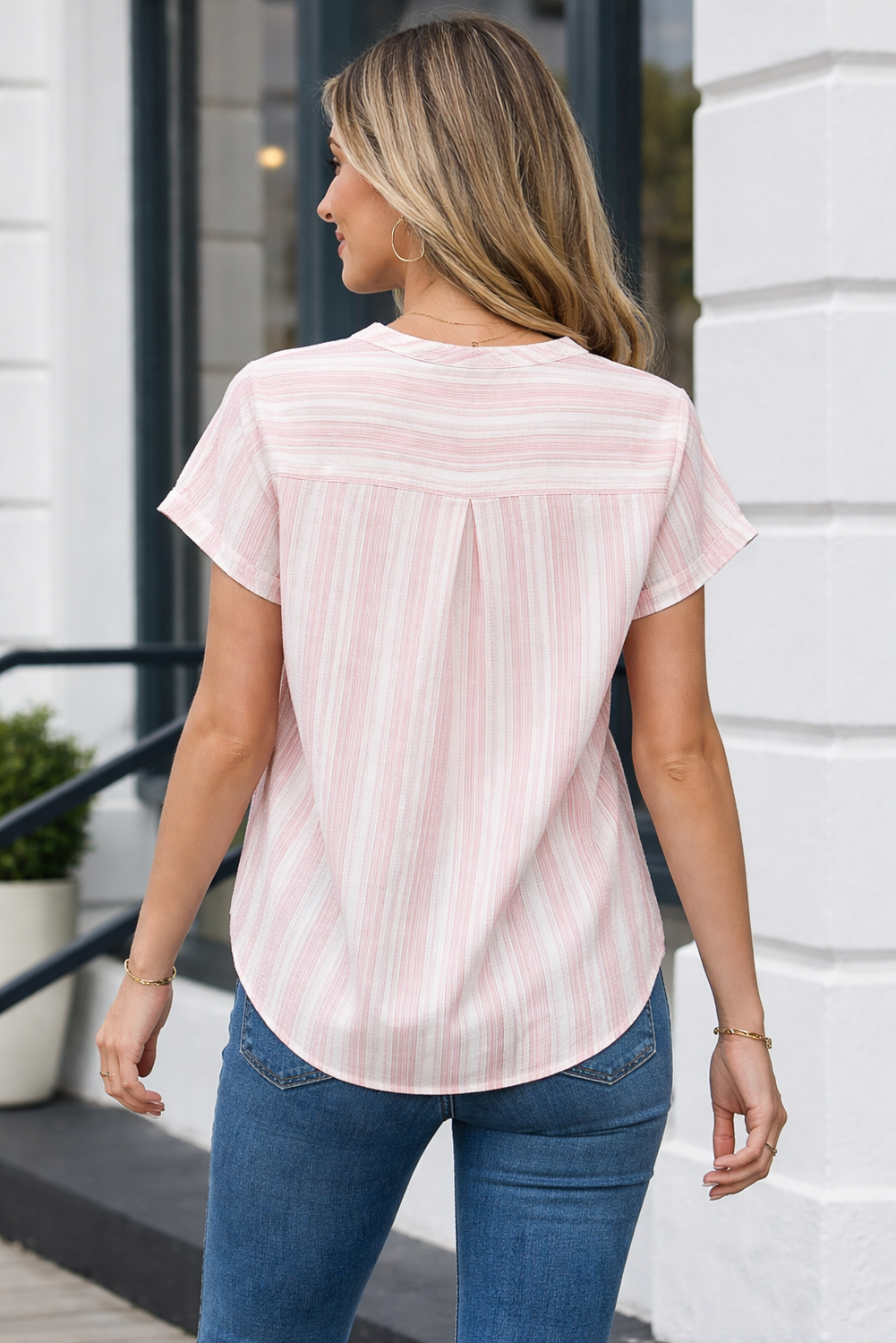 Kelly Short Sleeve Casual Blouse LuxuryLifeWay Online Store