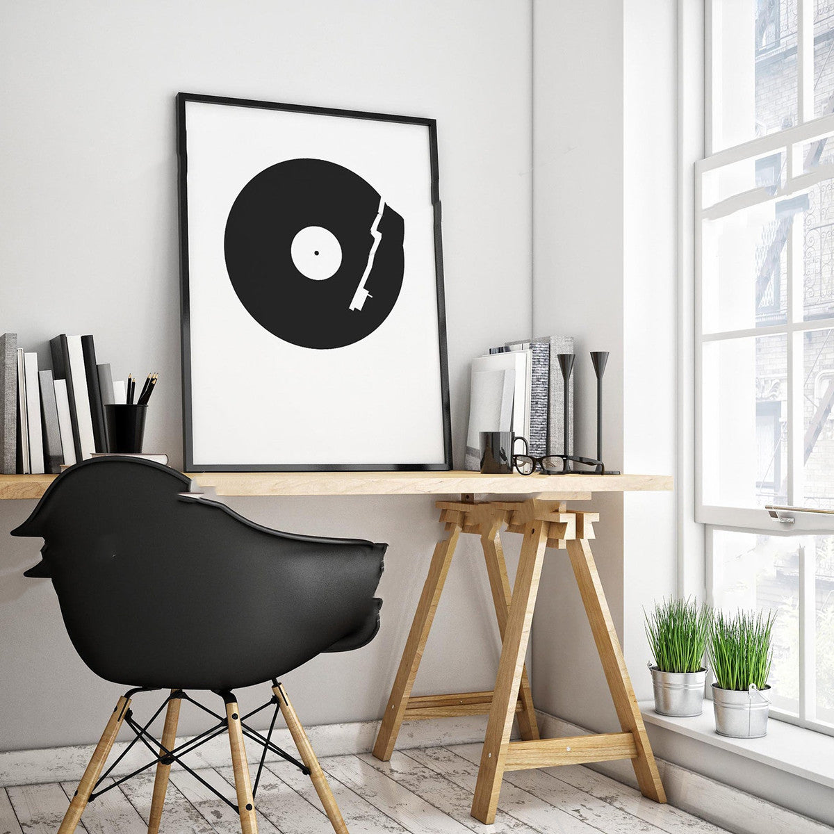 Vinyl Record Wall Art Room Decor Printing PearlNestDecor.com