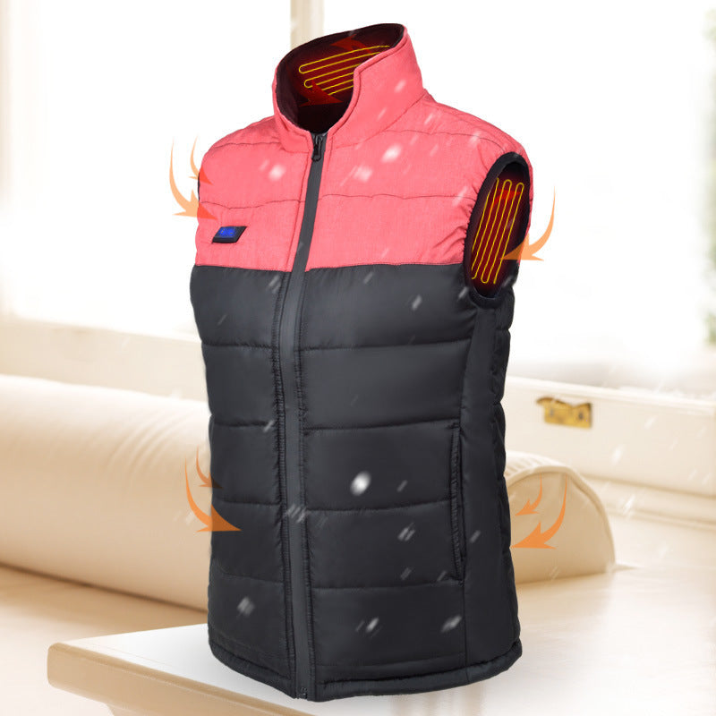 Charging and heating down vest