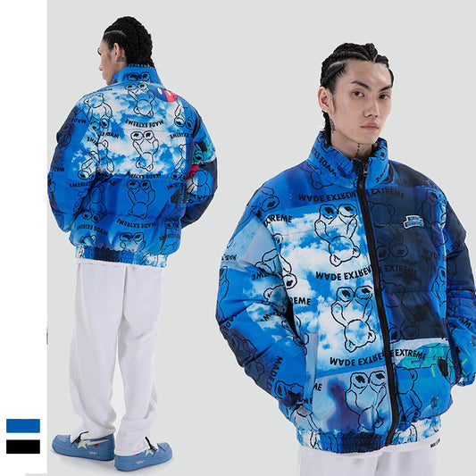 Stand-Up Collar Padded Coat Bear Non-Down Jacket Cotton CJD