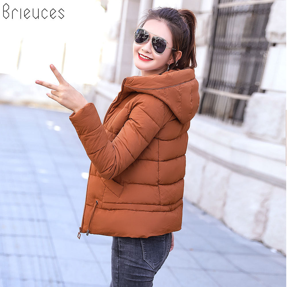 HEE GRAND Winter Jacket Women 2021 Padded Bag Snow Jackets Female Autumn Slim Short Jacket Outwear Ladies Winter Coat WWM1692