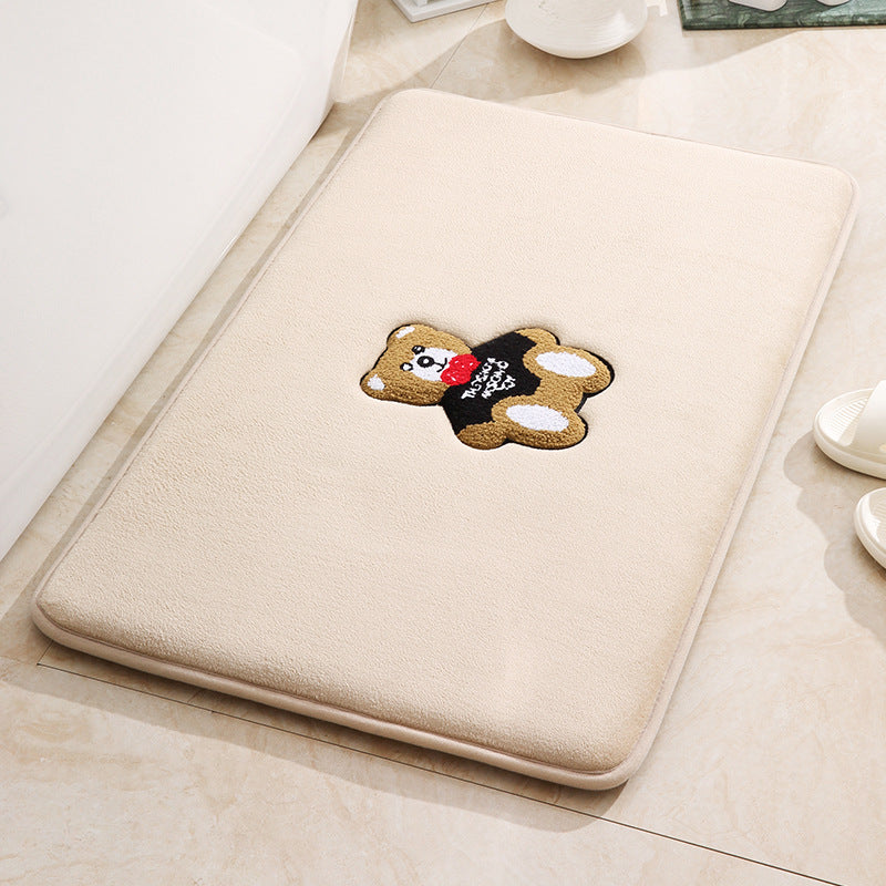 Absorbent Non-slip Living Room Bathroom Floor Mat