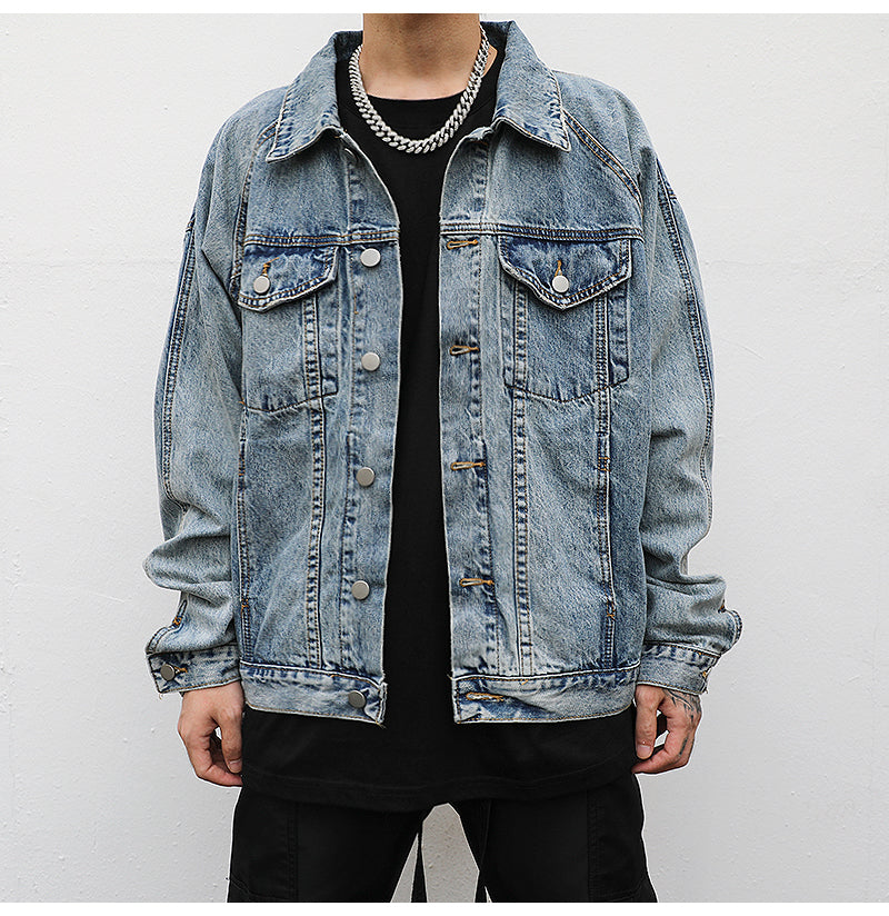 Loose denim jacket Best YouTube Store