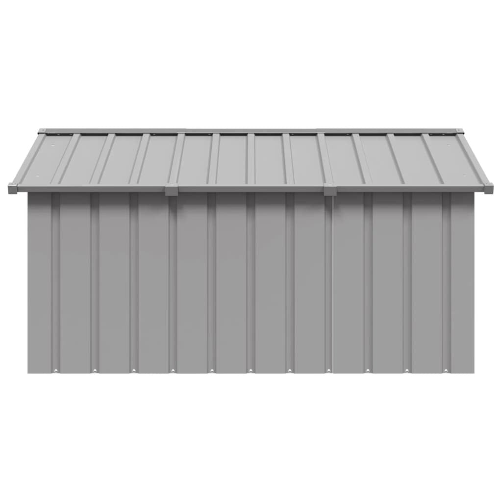 Dog House Gray 45.9"x60.2"x32.1" Galvanized Steel LuxuryLifeWay Online Store
