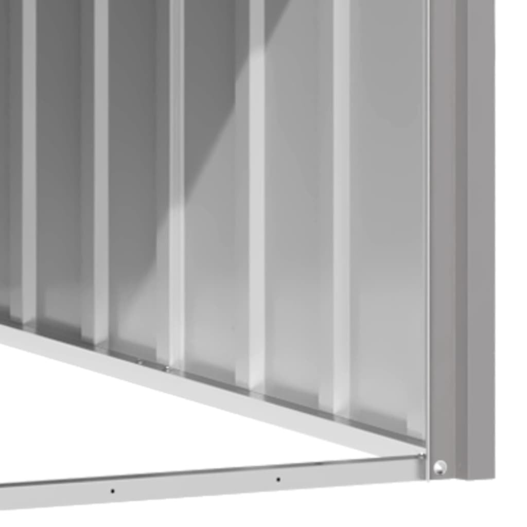 Dog House Gray 45.9"x60.2"x32.1" Galvanized Steel LuxuryLifeWay Online Store