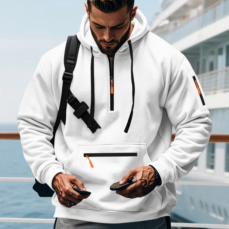 Casual Men's Sports Cargo Coat Regular Sleeve LadyShow.Store