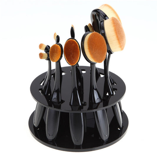 Round makeup brush holder CJD2