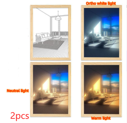 Illuminated Picture LED PearlNestDecor.com