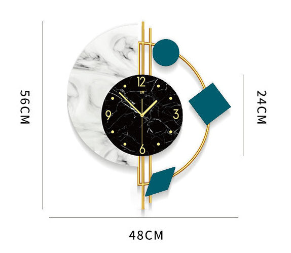 Living Room Stylish Home Decor Creative Simple Quartz Wall Clocks PearlNestDecor.com