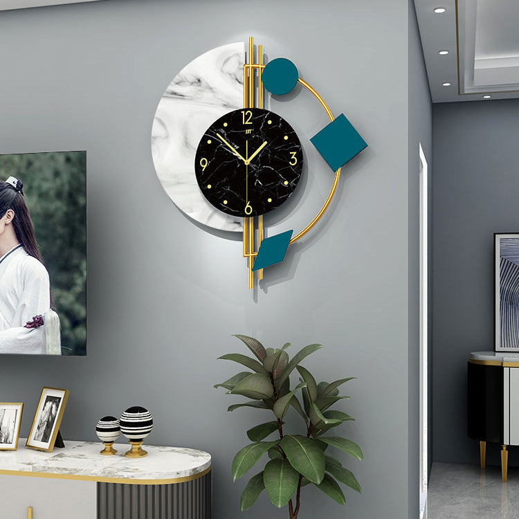 Living Room Stylish Home Decor Creative Simple Quartz Wall Clocks PearlNestDecor.com